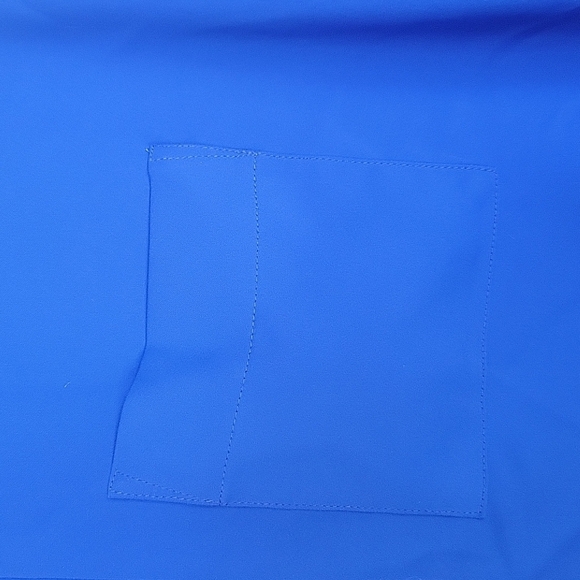 Express Blue Top with Pocket Size XSmall - Picture 2 of 6
